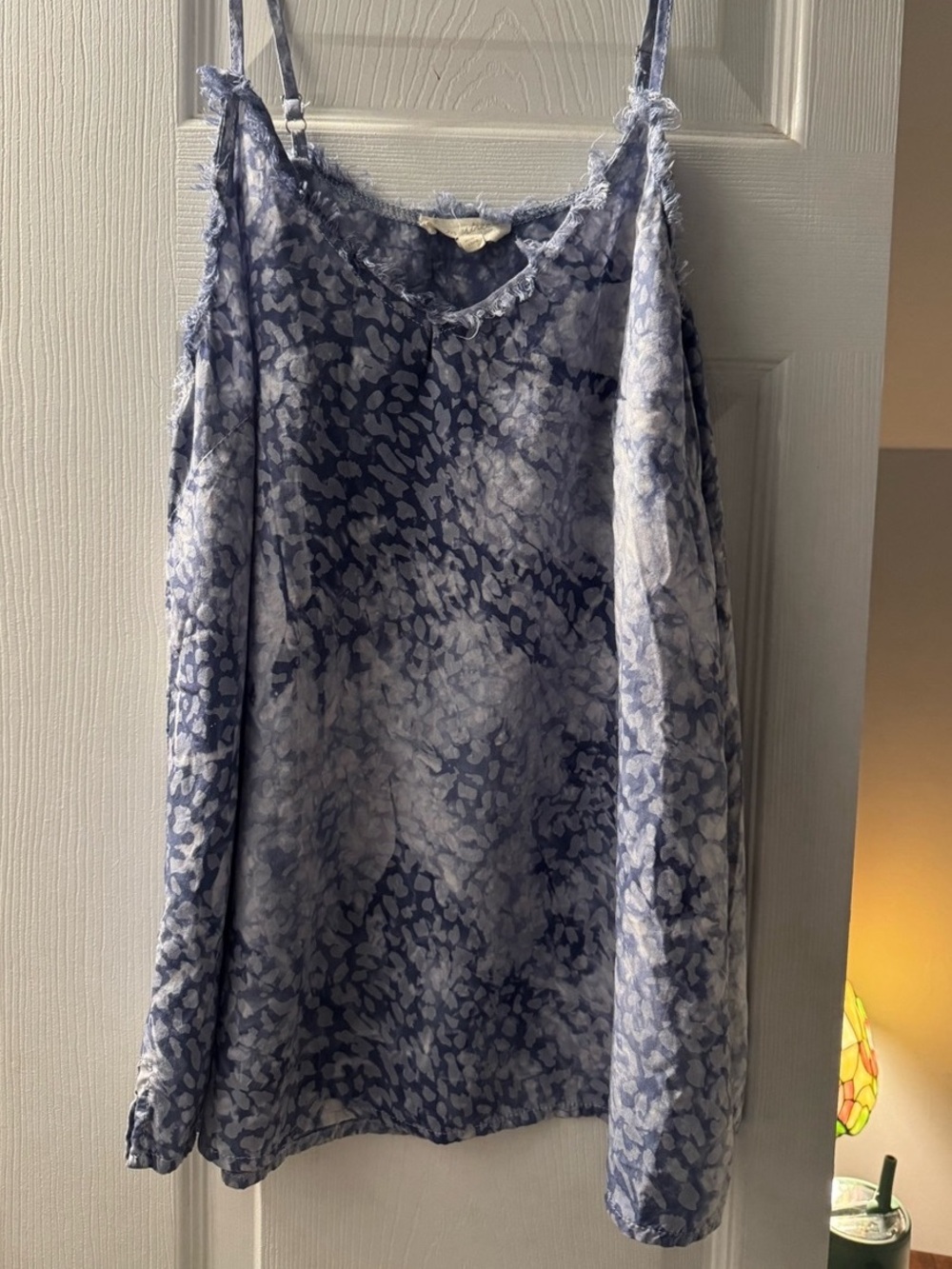 Mystree Animal Print Cami in Blue